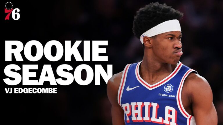 VJ Edgecombe SHOWED OUT in Year One Rookie Season Highlights