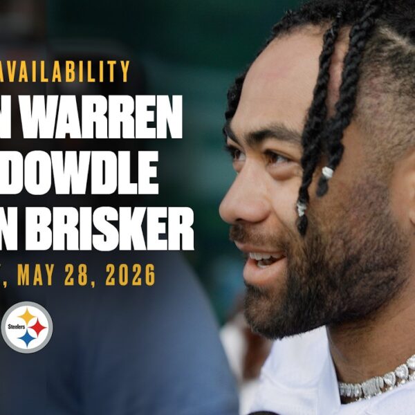 Warren, Dowdle, Brisker Media Availability (May 28) Pittsburgh Steelers