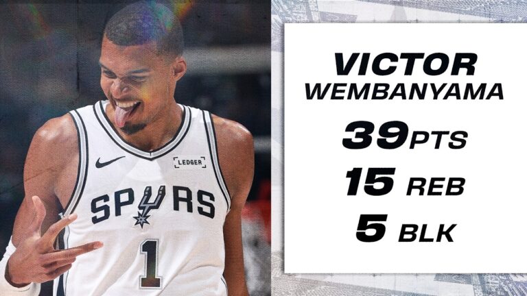 Watch Wemby Dominate The Floor On Both Ends!