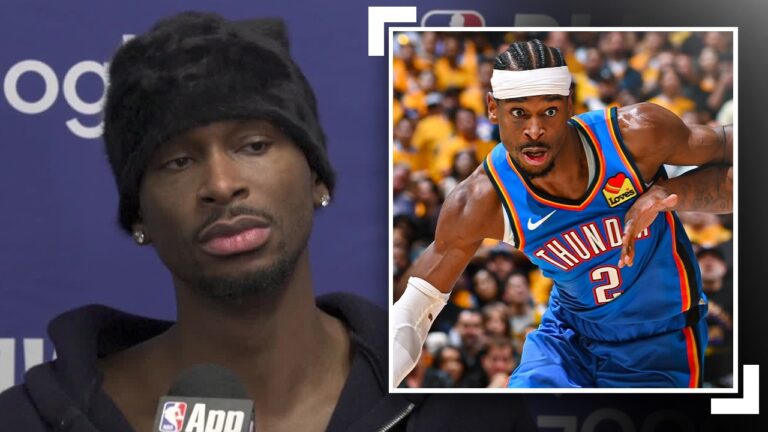 We just let the game happen SGA on the Thunder Winning Round 2 Series vs Lakers May 11, 2026