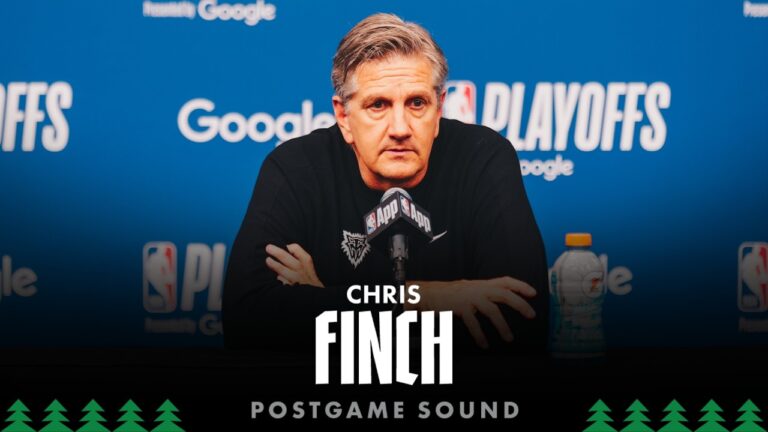 We Still Have A Young Core Around Anthony, Jaden, and Naz. Chris Finch Postgame Sound 05.15.26