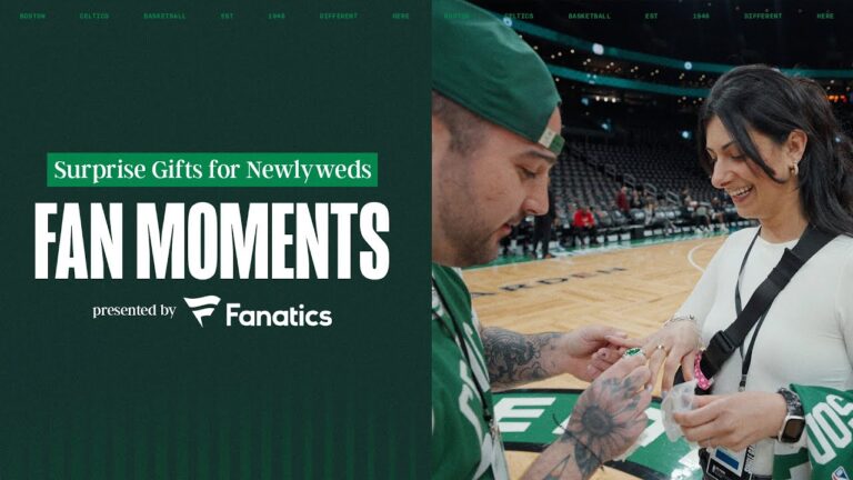 We surprised Celtics superfans with the perfect gifts for their wedding