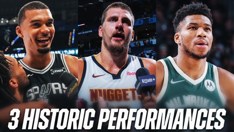 Wemby, Jokic & Giannis: The ONLY Players with 40 PTS & 20 REB Playoff Games