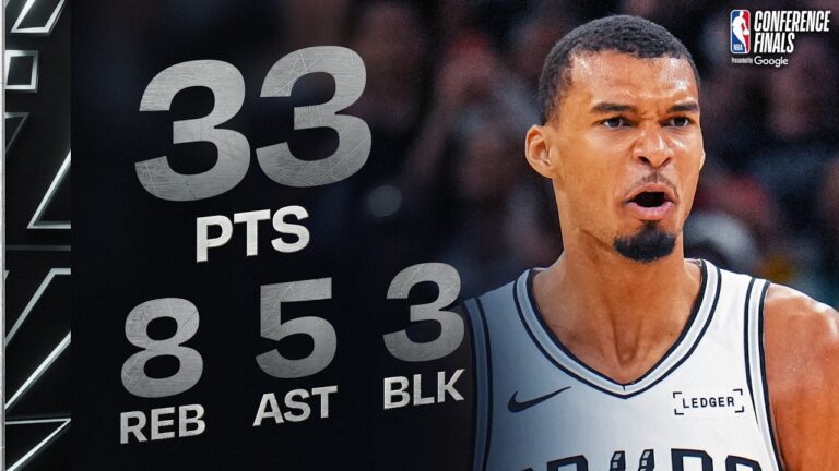 Wembys MONSTER Game 4 Performance Ties the WCF May 24, 2026