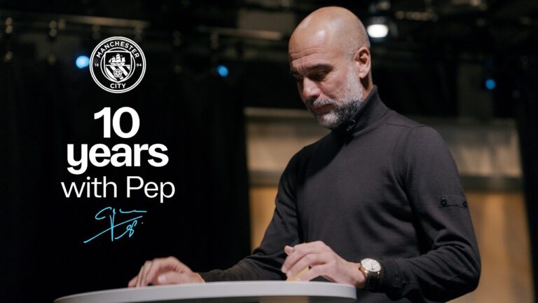What a time we have had together. A message from Pep Guardiola