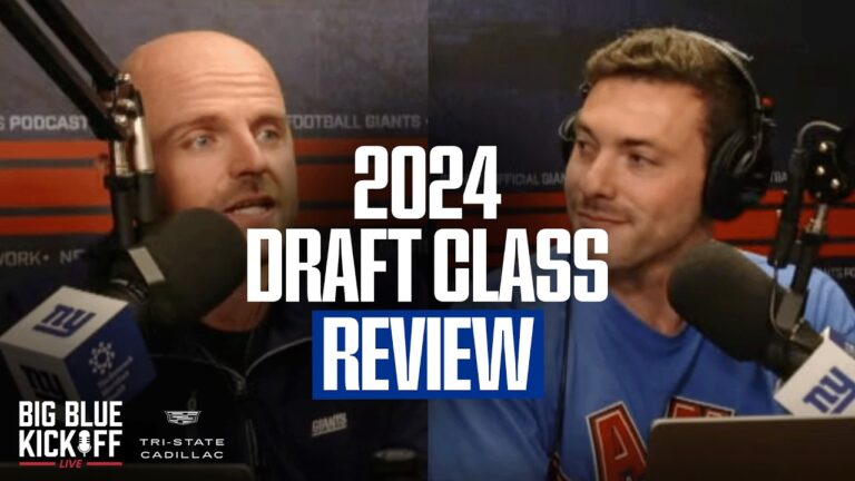 2024 Draft Class Review Big Blue Kickoff Live New York Giants