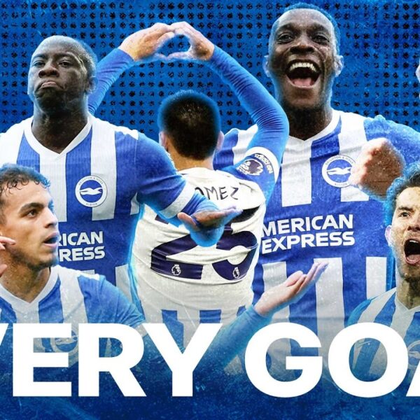 2025 26 EVERY GOAL Brighton &amp Hove Albion