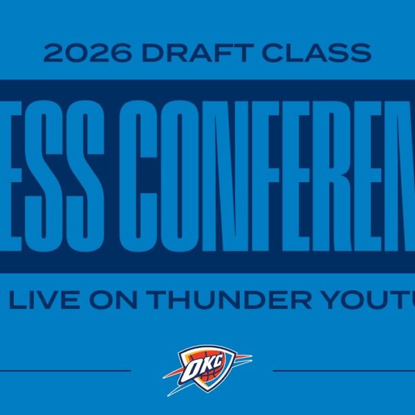 2026 Thunder Draft Class Press Conference Aday Mara, Bennett Stirtz and Otega Oweh Introduced