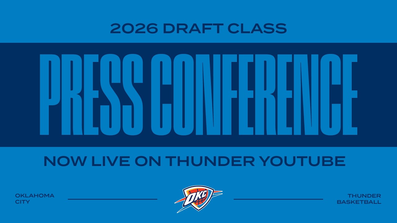2026 Thunder Draft Class Press Conference Aday Mara, Bennett Stirtz and Otega Oweh Introduced