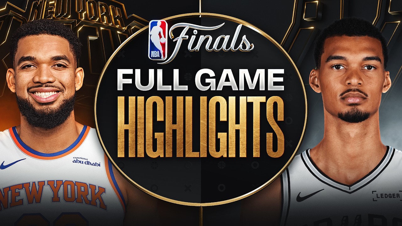 3 KNICKS at 2 SPURS NBA FINALS GAME 2 HIGHLIGHTS June 5, 2026
