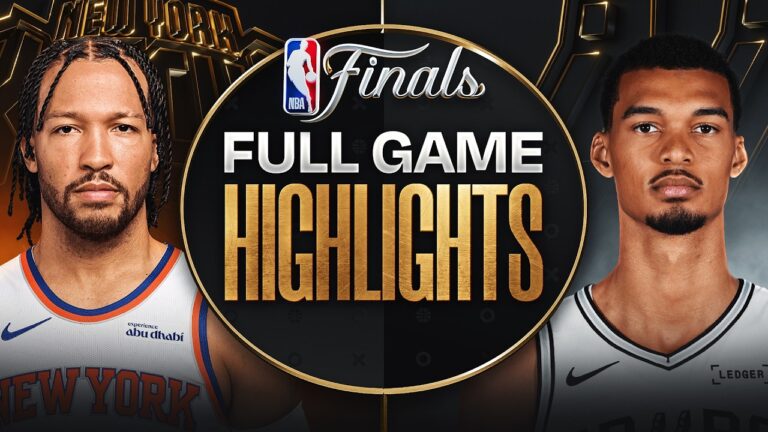 3 KNICKS at 2 SPURS NBA FINALS GAME 5 HIGHLIGHTS June 13, 2026