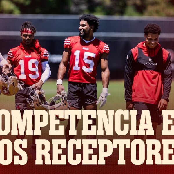 49ers en Español: Titulares y Competencia en el Grupo de Receptores Abiertos de los 49ers