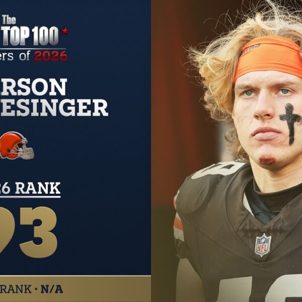 93: Carson Schwesinger (LB, Browns) Top 100 Players of 2026