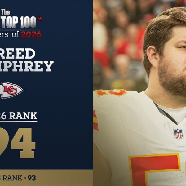 94: Creed Humphrey (C, Chiefs Top 100 Players of 2026