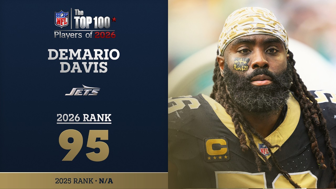 95: Demario Davis (LB, Jets) Top 100 Players of 2026