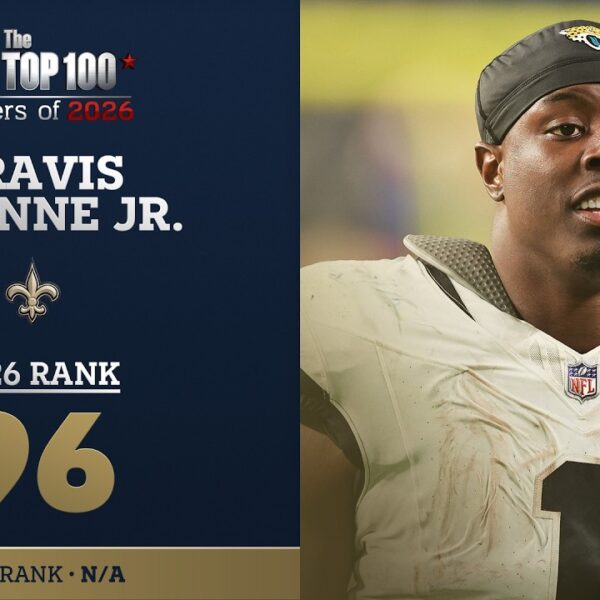 96: Travis Etienne Jr. (RB, Saints) Top 100 Players of 2026