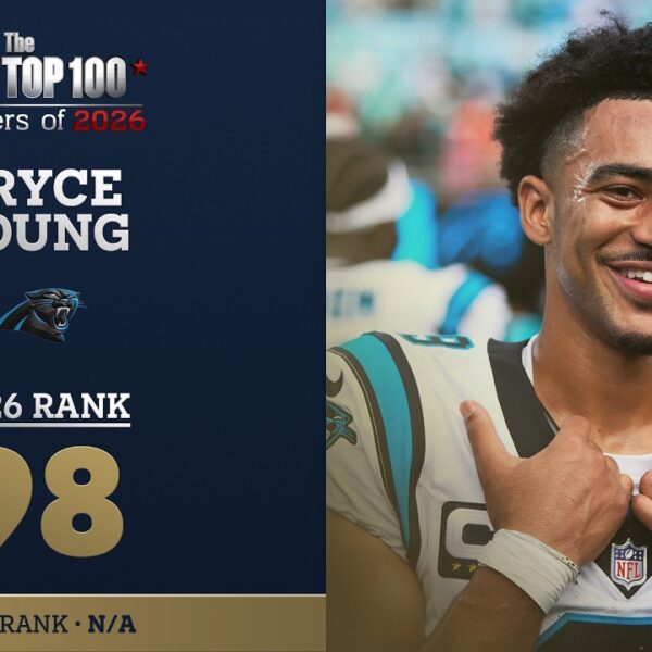 98: Bryce Young (QB, Panthers) Top 100 Players of 2026