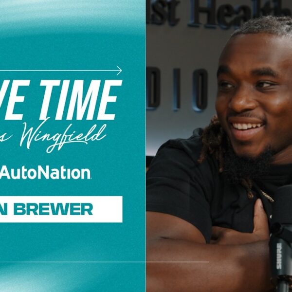 Aaron Brewer joins Drive Time Podcast Miami Dolphins