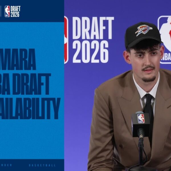 Aday Mara Draft Media Availability 2026 NBA Draft OKC Thunder