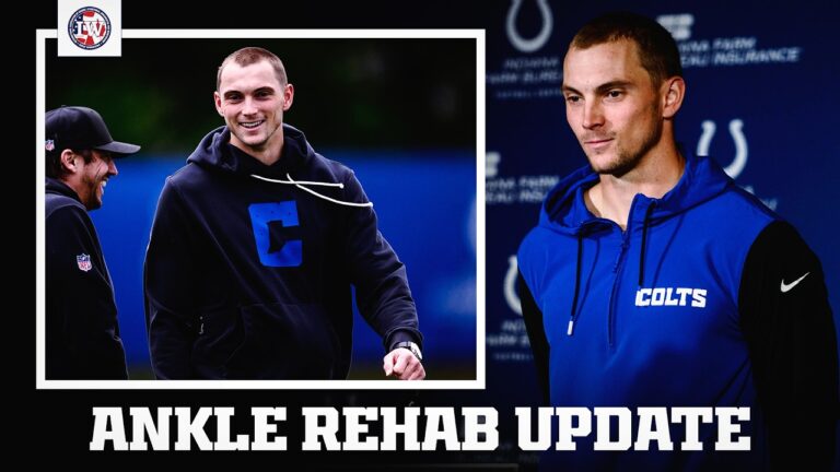 Alec Pierce explains rehab process from offseason ankle surgery