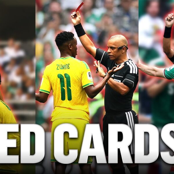 All THREE Red Cards from Mexico vs. South Africa 2026 FIFA World Cup