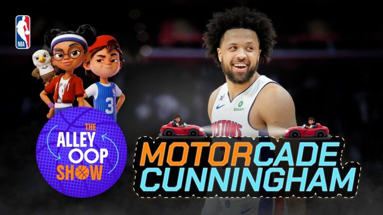 Alley & Oop Visit Detroit! Learn About Cade Cunningham, Pistons History & More NBA Kids Show