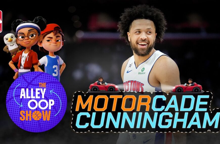 Alley & Oop Visit Detroit! Learn About Cade Cunningham, Pistons History & More NBA Kids Show