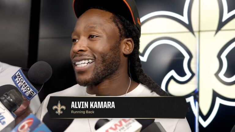 Alvin Kamara on participating in OTAs, Travis Etienne Jr. New Orleans Saints