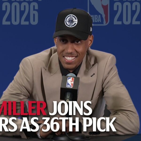 Baba Miller Joins LA Clippers as 36th Pick NBA Draft Press Conference