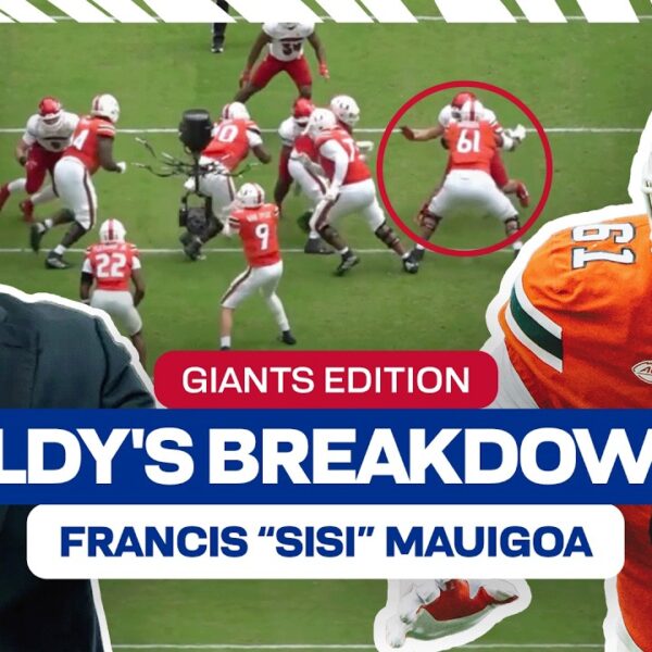 Baldy’s Breakdowns: Giants Edition OL Francis ‘Sisi’ Mauigoa New York Giants