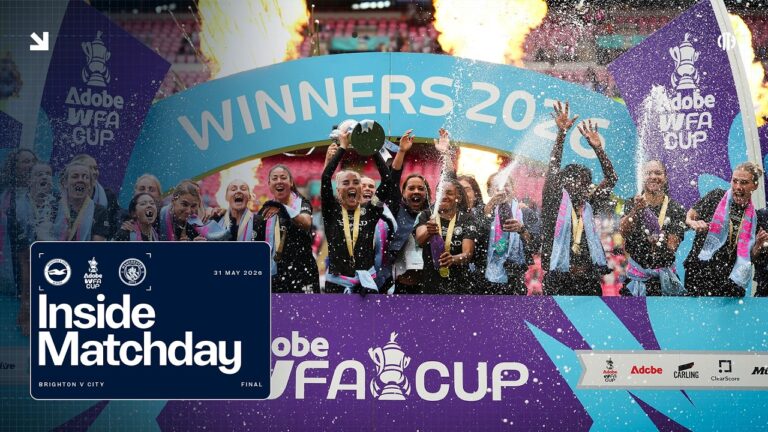 Behind the Scenes at Wembley Brighton 0-4 City Inside Matchday