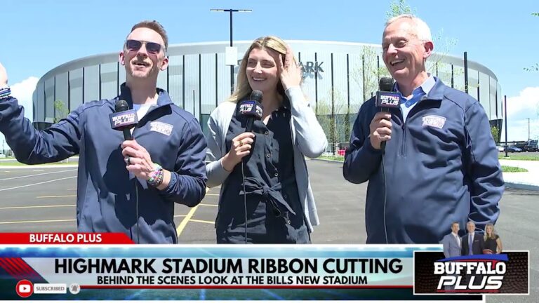 BEHIND THE SCENES: The Bills NEW HighMark Stadium Ribbon Cutting Ceremony and Tour