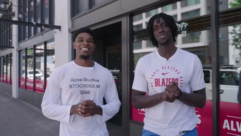 Bowling with Scoot Henderson and Sidy Cissoko Portland Trail Blazers