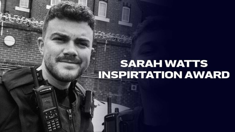 Bradley Corke wins the Sarah Watts Inspiration Award