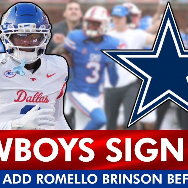 BREAKING: Cowboys Sign Wide Receiver Before OTAs! Dallas Cowboys News On Romello Brinson Signing