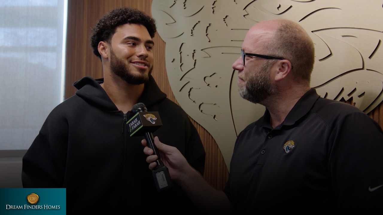 Brenton Strange Reacts to Contract Extension Jacksonville Jaguars