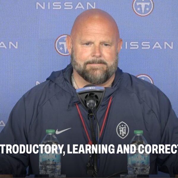 Brian Daboll Talks Cam Ward, Titans Offense and Minicamp Progress