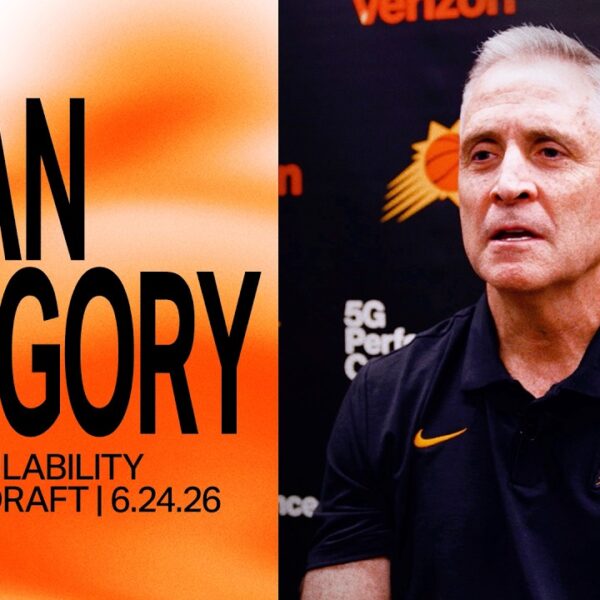 Brian Gregory 2026 NBA Draft Media Availability Phoenix Suns