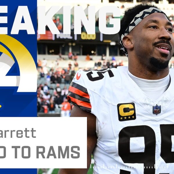 Browns trade Myles Garrett to Rams for Jared Verse, first-round pick