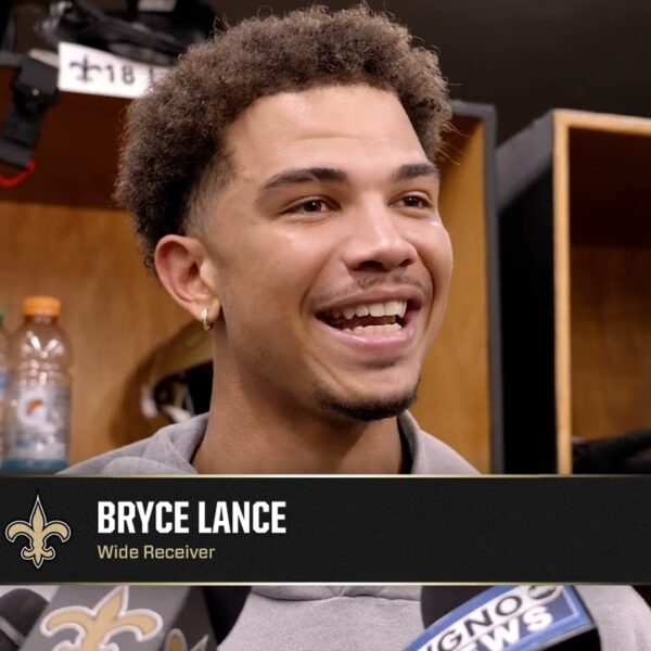 Bryce Lance on working with fellow rookie receivers, growth Saints Minicamp 2026