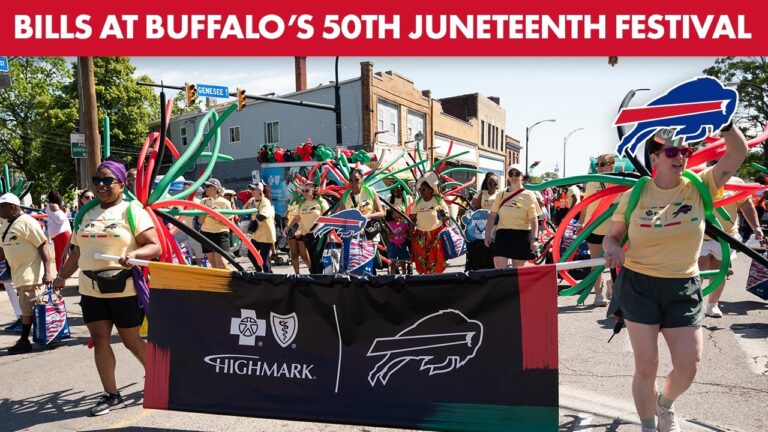 Buffalo Bills and Highmark BCBS Staff Unite for Buffalo’s 50th Juneteenth Celebration!