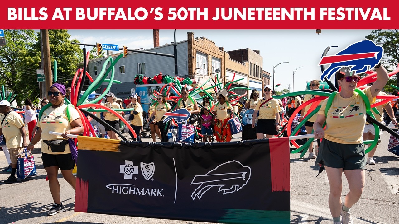 Buffalo Bills and Highmark BCBS Staff Unite for Buffalo’s 50th Juneteenth Celebration!