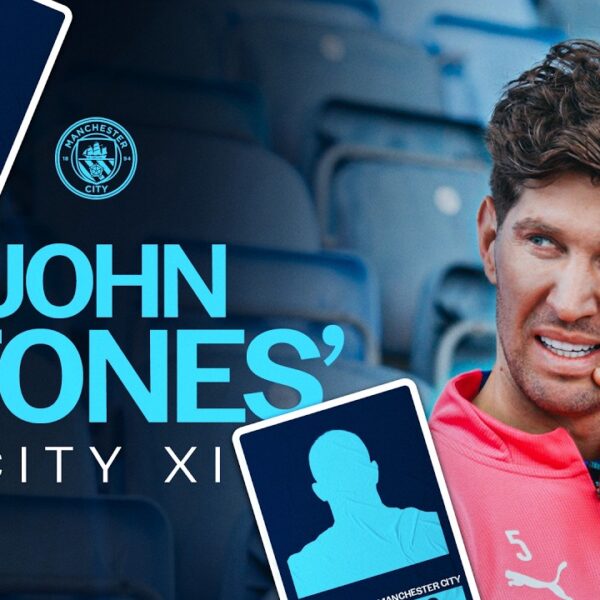 Can John Stones name the Man City XI he played most games with?