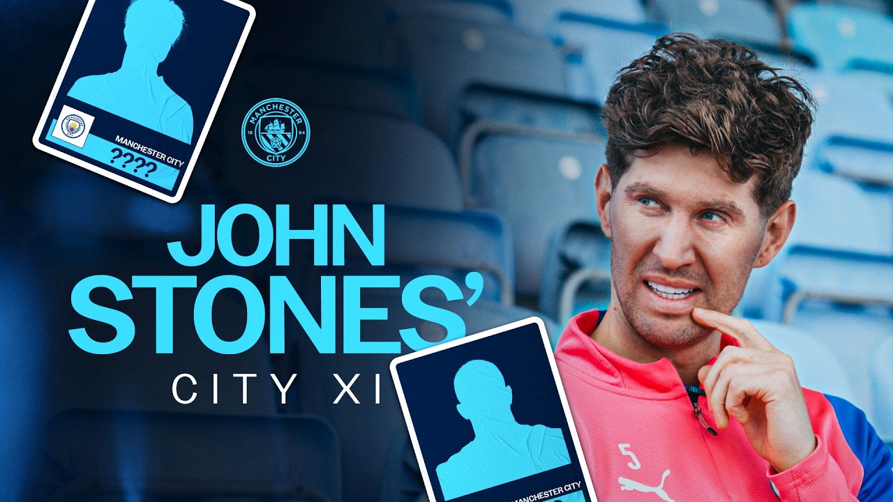 Can John Stones name the Man City XI he played most games with?