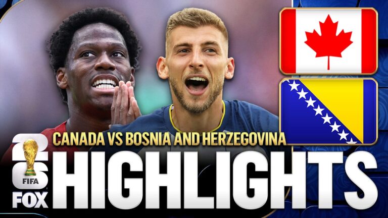 Canada vs Bosnia and Herzegovina Highlights 2026 FIFA World Cup