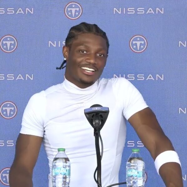 Carnell Tate, Alontae Taylor and Solomon Thomas Speak After Titans Minicamp