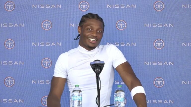 Carnell Tate, Alontae Taylor and Solomon Thomas Speak After Titans Minicamp