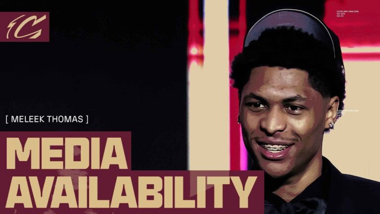 Cavs Draft Meleek Thomas Media Availability 06.24.2026