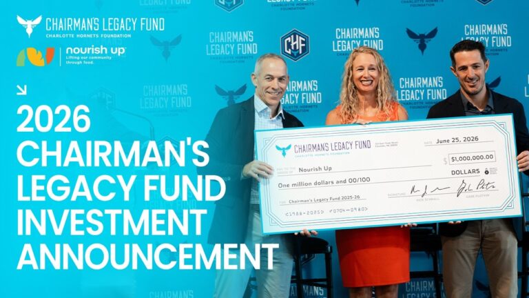Charlotte Hornets x Nourish Up – Chairmans Legacy Fund Event