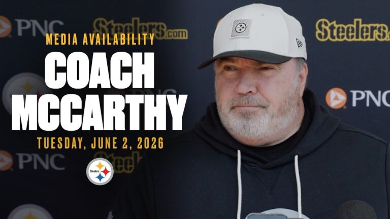 Coach Mike McCarthy Media Availability (June 2) Pittsburgh Steelers